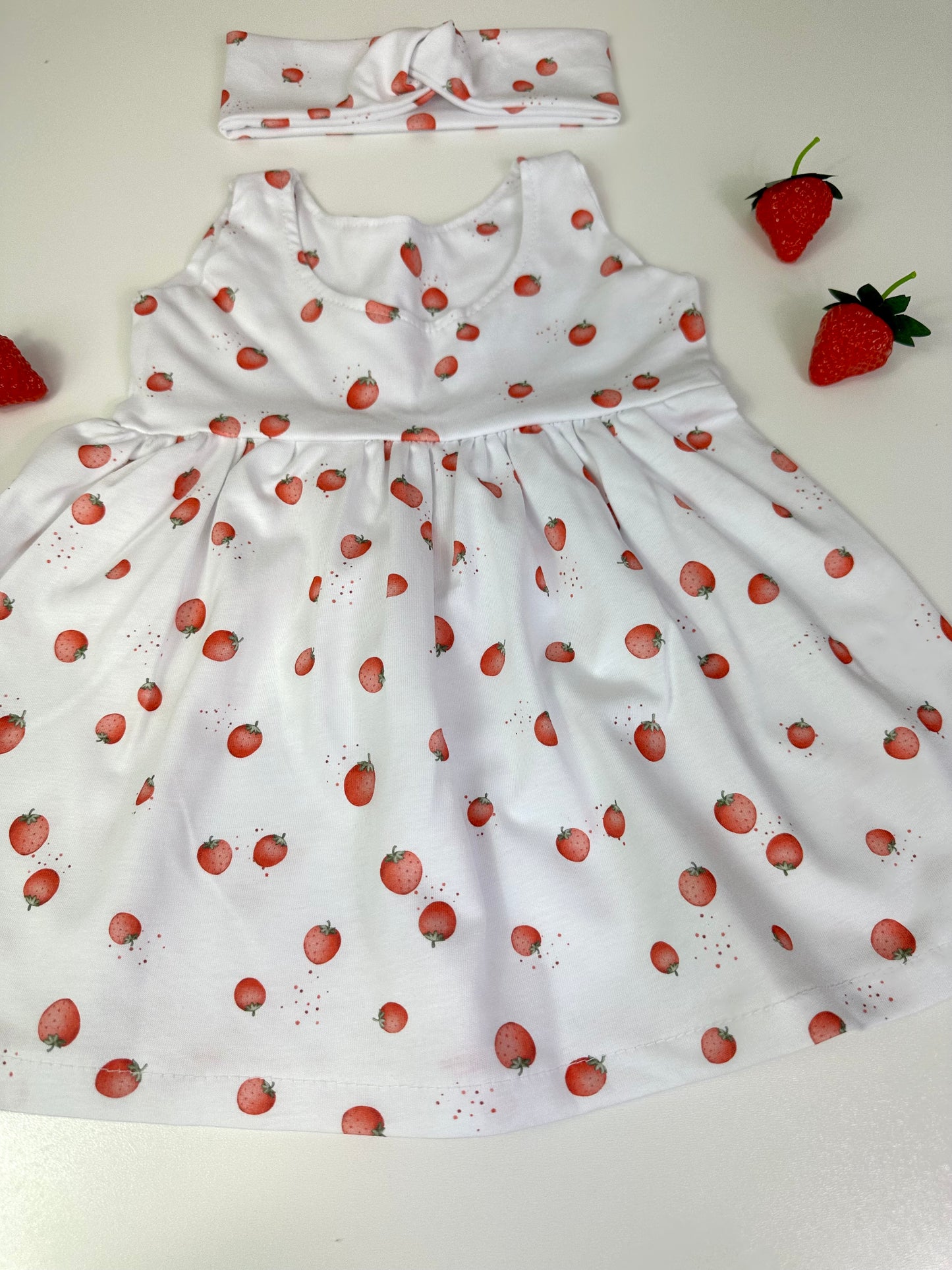 Kleid Lang Ärmellos Sweet Berry