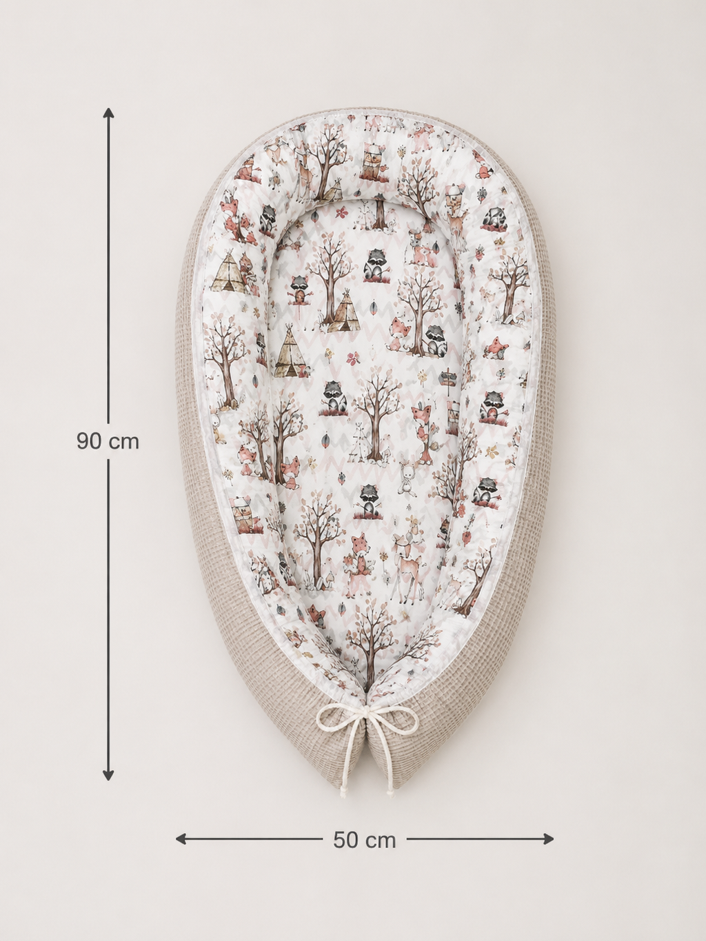 Nestchen Waldtiere von AnTalin mit bunten Tiermotiven, weiche Stoffe und kindgerechtes Design für Babysicherheit.