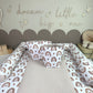 Wickelauflagen Set 5tlg. Regenbogen beige, Waffelpique hell beige