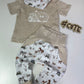 T Shirt- beige Bauernhof