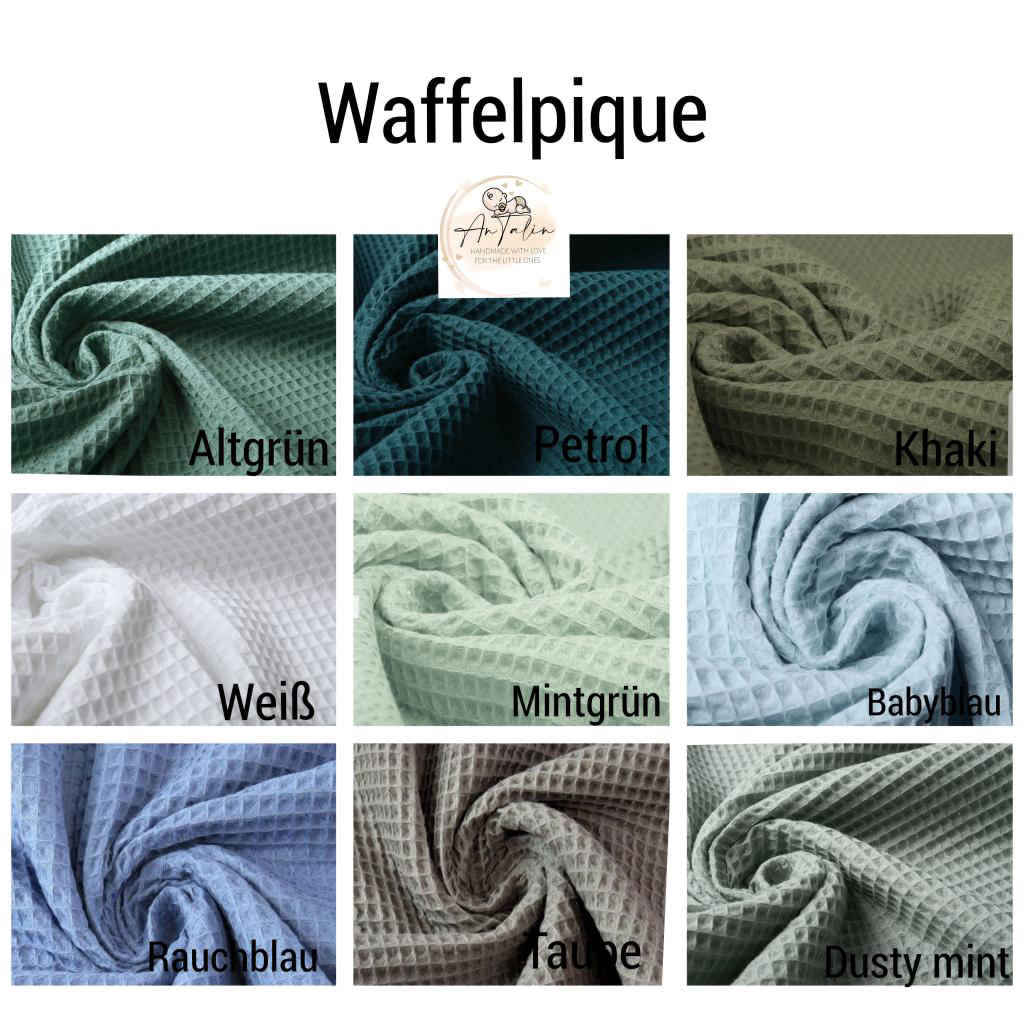 Wickeltischumrandung waffelpique uni