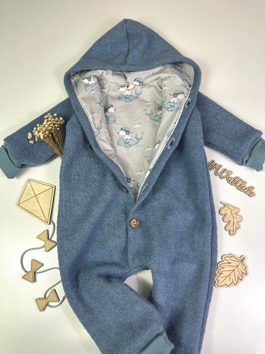 Walk Overall Friends, Rauchblau