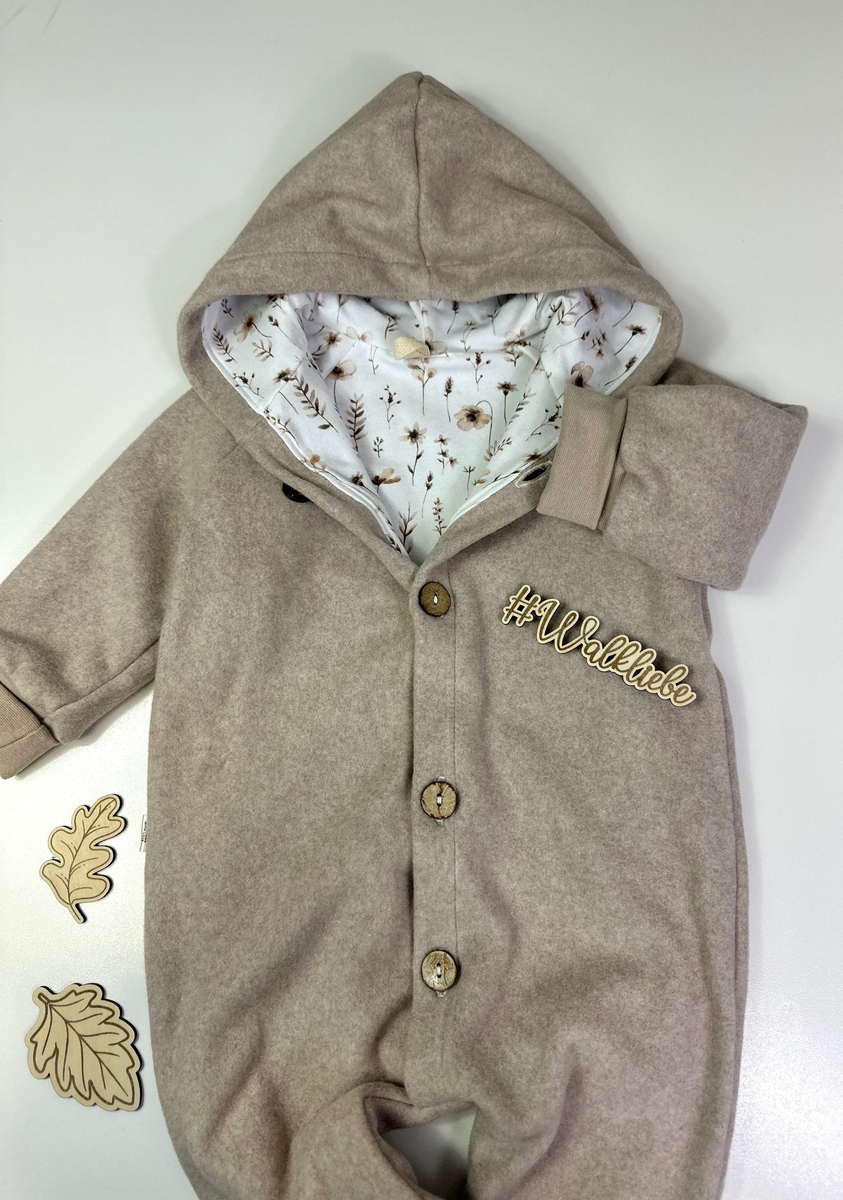 Walk Overall Kornblumen, beige - AnTalin
