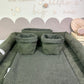 Wickelauflagen Set 6tlg. Cord Frottee Khaki