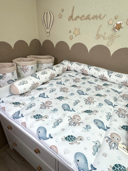 Wickelauflage wasserabweisend Sea creatures