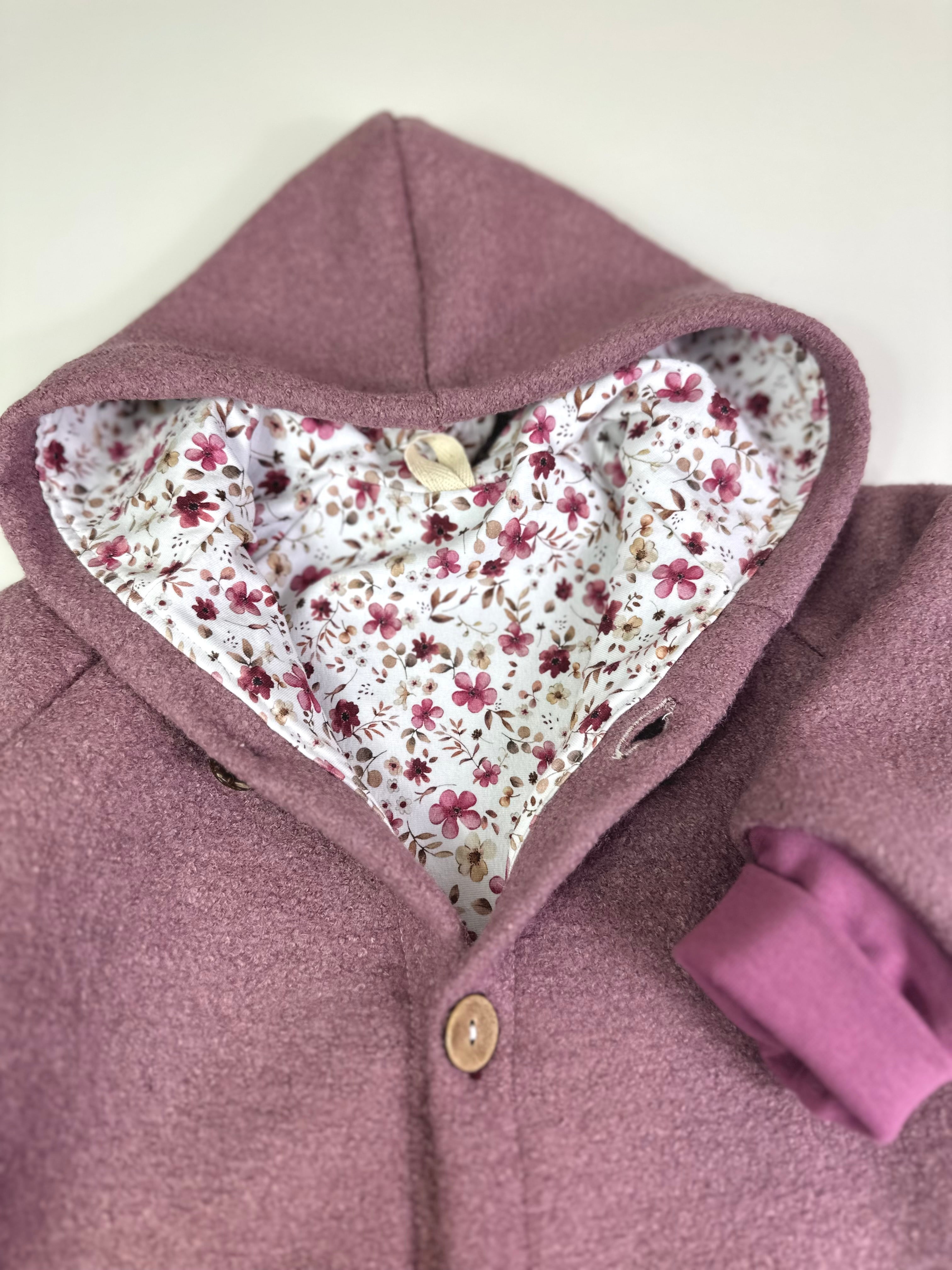 Walkoverall Floral, altrosa - AnTalin