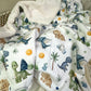 Babydecke, Kuscheldecke kleiner Dino, Fleece