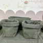 Wickelauflagen Set 6tlg. Cord Frottee Khaki