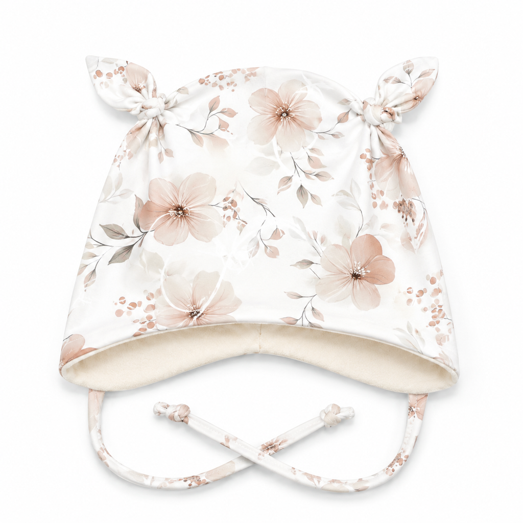 Ohrenmütze mit kuscheligem Fleece - handgemacht & gemütlich Zauberblüte