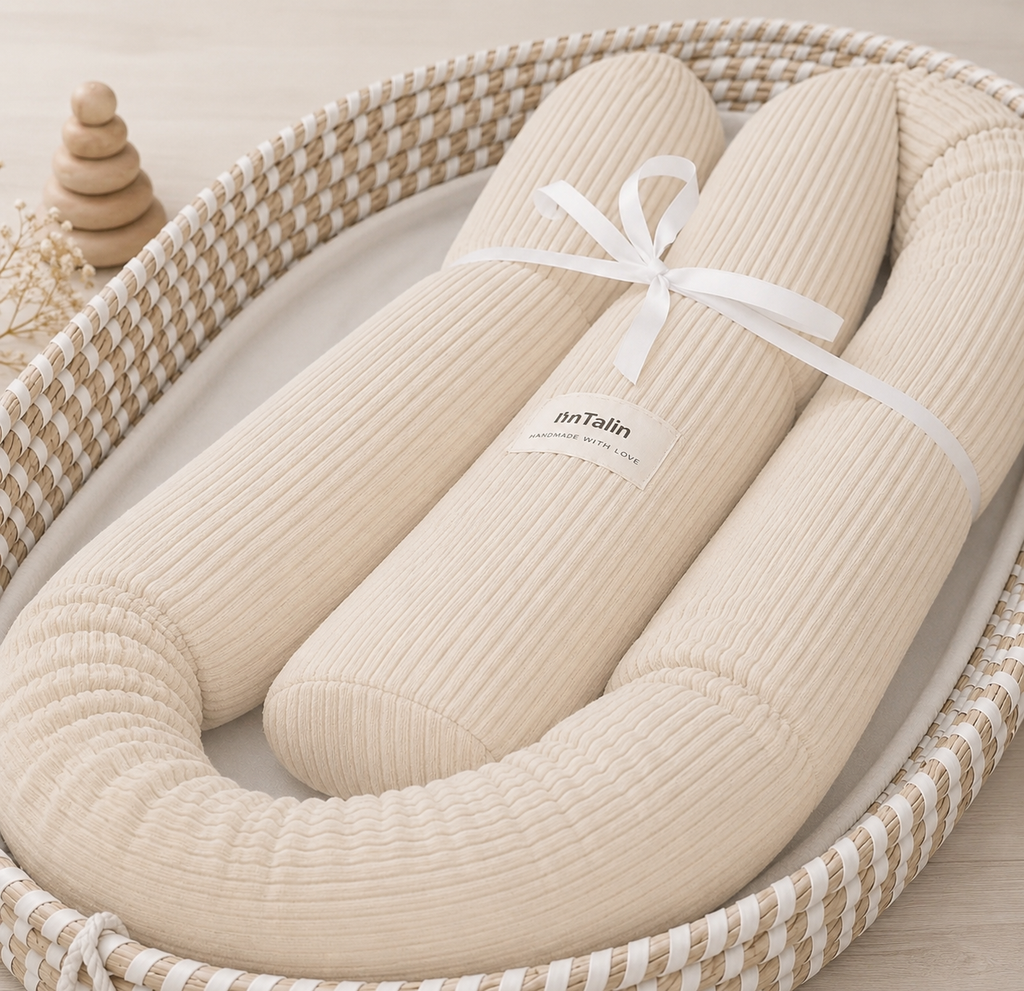 Wickeltischumrandung Cord creme