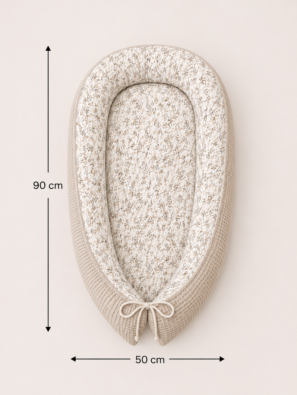 Nestchen aus Gräsern von AnTalin, weiches und natürliches Schutzkissen für Babys, mit grünen Gräsern und angenehmer Textur