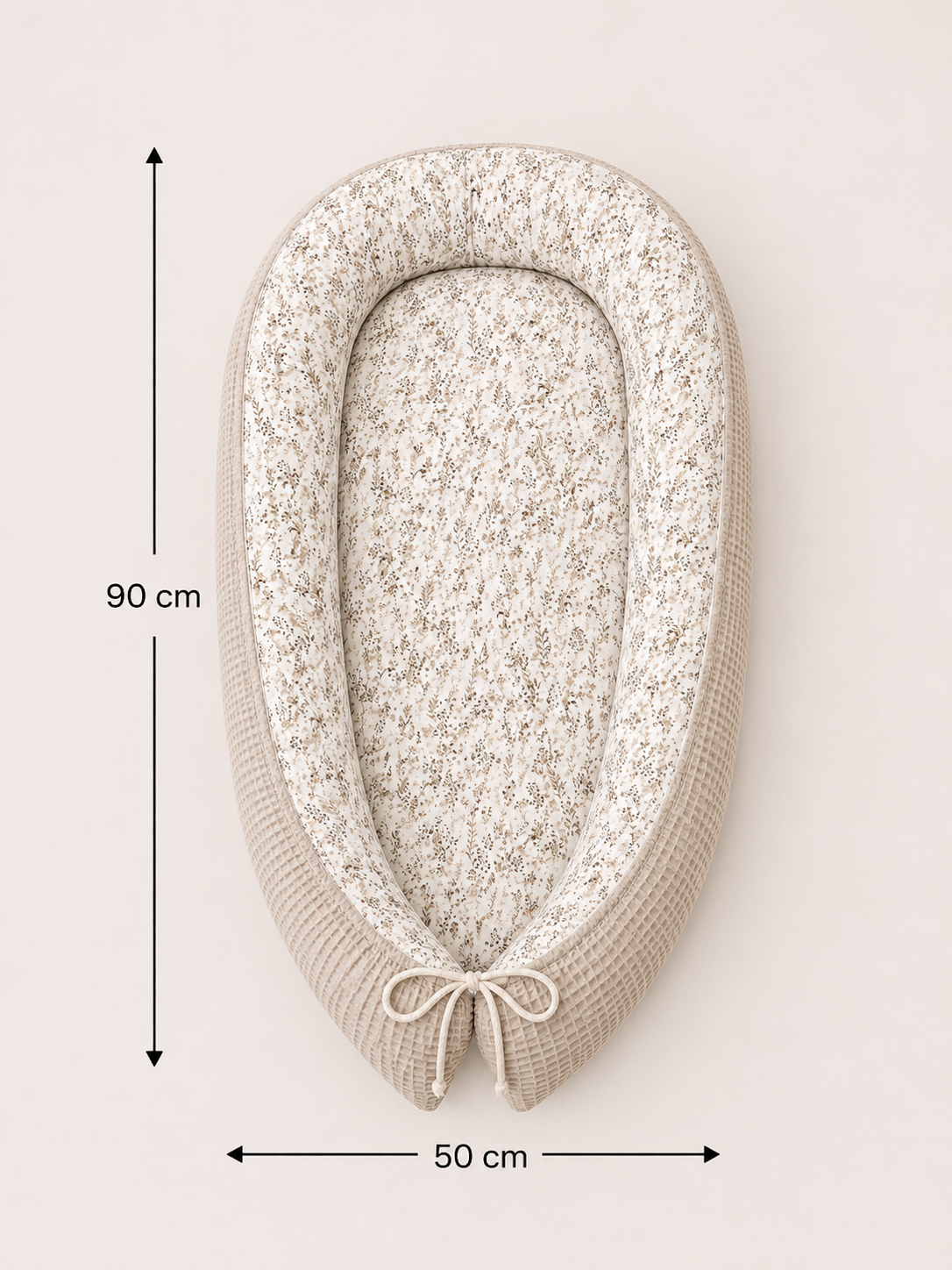 Nestchen aus Gräsern von AnTalin, weiches und natürliches Schutzkissen für Babys, mit grünen Gräsern und angenehmer Textur