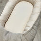 Nestchen Velvet Baumwollstoff beige mit Kordelabdeckung