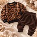 2-teiliges Set- Pullover & Hose Leo Braun