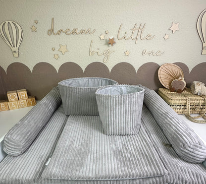 Wickelauflagen Set 5tlg. Aus weichem Breitcord - Komfort und Stil für dein Baby