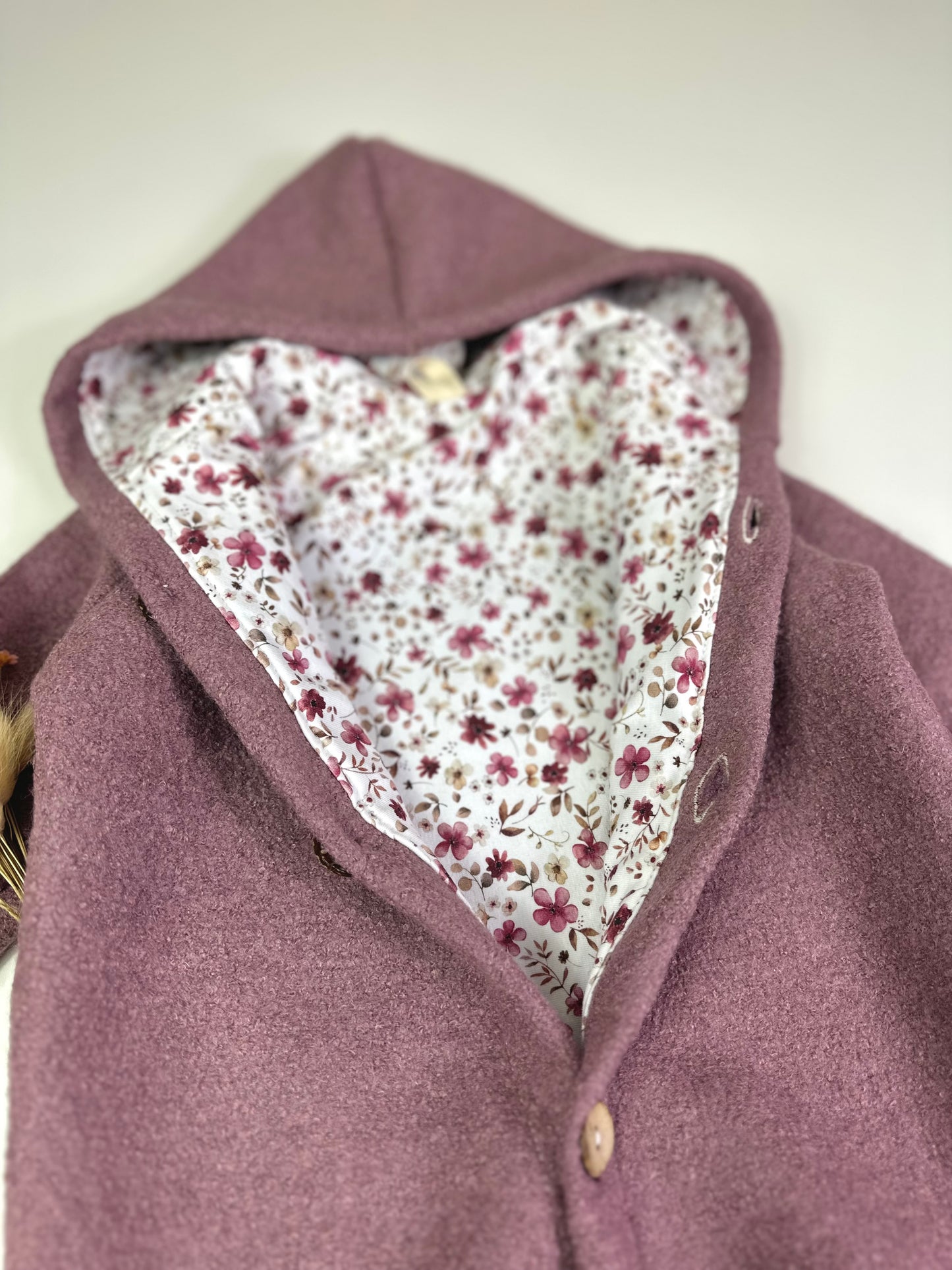 Walkoverall Floral, altrosa