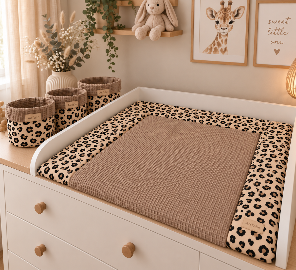 Wickelauflage Leo beige