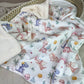 Babydecke, Kuscheldecke kleiner Dino Girl, Fleece