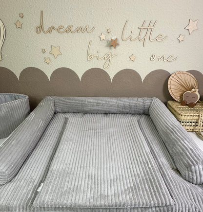 Wickelauflagen Set 5tlg. Aus weichem Breitcord - Komfort und Stil für dein Baby