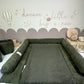 Wickelauflagen Set 6tlg. Cord Frottee Khaki
