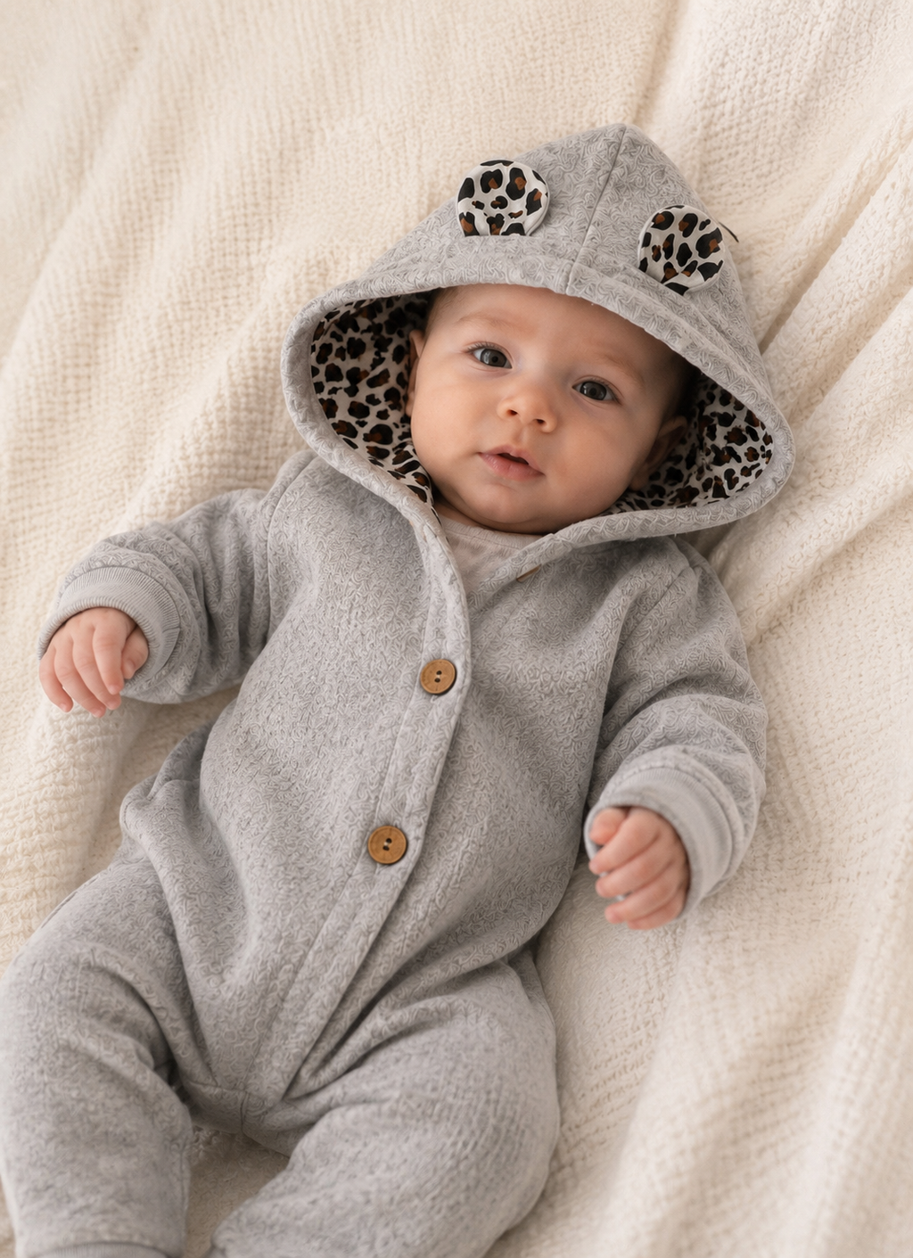 Walk Overall mit Kapuze - mit Leo-Innenfutter