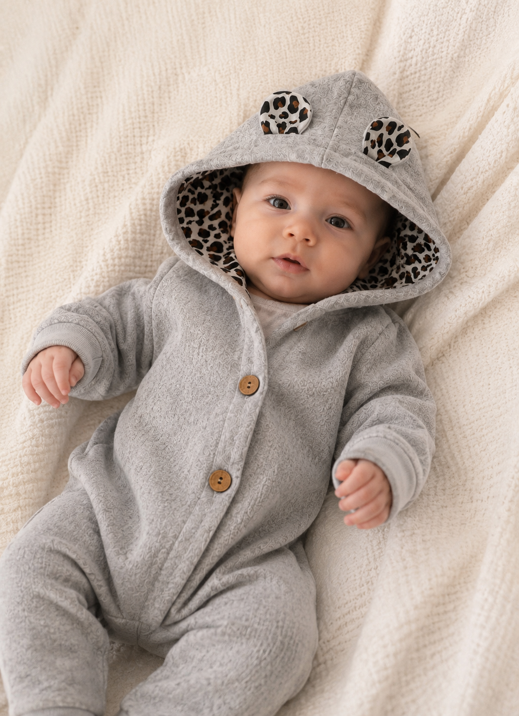 Walk Overall mit Kapuze - mit Leo-Innenfutter