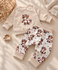 Kinder-Sweatshirt Ponyzauber von AnTalin, weicher Pullover mit buntem Pony-Design, ideal für Kinder, auf weißem Hintergrund.