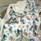 Babydecke, Kuscheldecke kleiner Dino, Fleece
