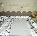Wickelauflage Under The Sea, Frottee grau - AnTalin