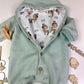 Flecce Overall kleine Elfe, hell mint