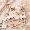 Ohrenmütze mit kuscheligem Fleece - handgemacht & gemütlich Cozy Bear