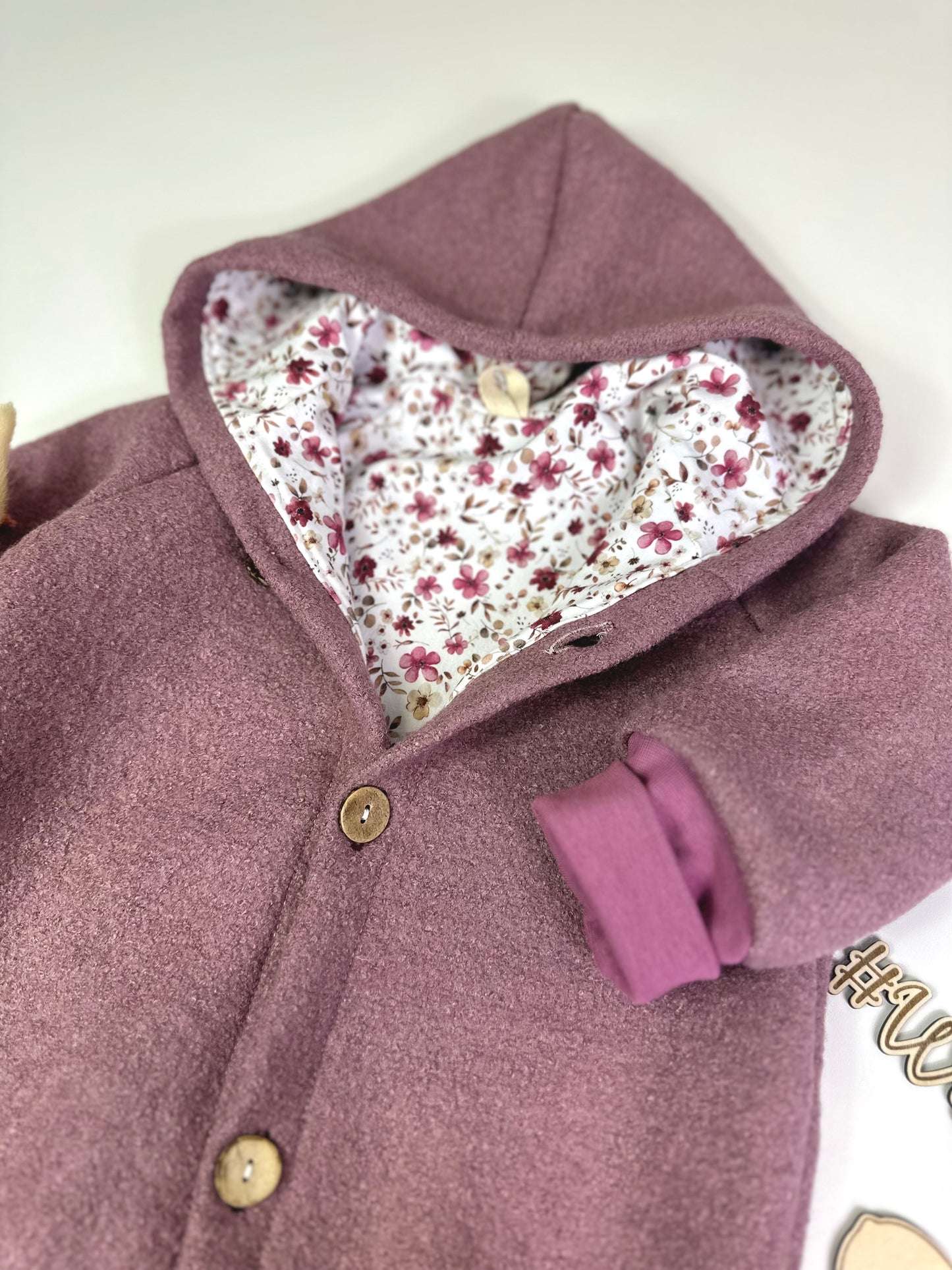 Walkoverall Floral, altrosa