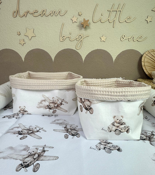 Utensilo Auf Reisen, waffelpique hell beige