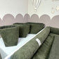 Wickelauflagen Set 6tlg. Cord Frottee Khaki