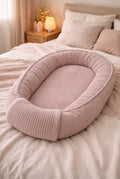 Weiches Breitcord Babynest von AnTalin, ideal für Babys und Kleinkinder, mit kuscheligem Design und atmungsaktivem Stoff