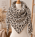 Musselin Tuch für Erwachsene Leo beige