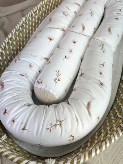 Wickeltischumrandung Cotton Flowers