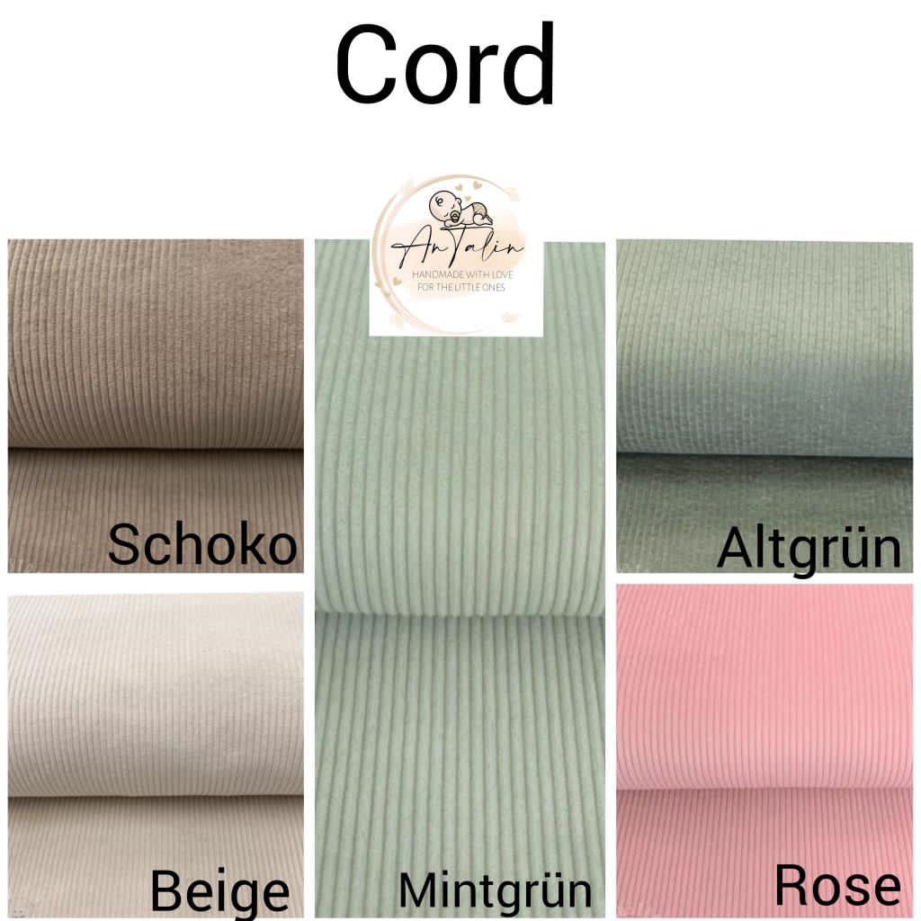 Krabbeldecke Cord beige