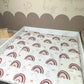 Wasserabweisende Wickelunterlage Rainbow sun