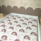 Wasserabweisende Wickelunterlage Rainbow sun