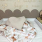 Babydecke Rehfamilie waffelpique hell beige
