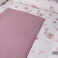 Wickelauflage Flamingo waffelpique altrosa