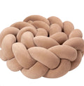 Geflochtene Bettschlange in uni von AnTalin, weiche Baumwollstoff, ideal für Kinderbett, in neutralem Design.