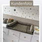 Wickelauflagen Set 5tlg. Waffelpique/Frottee khaki