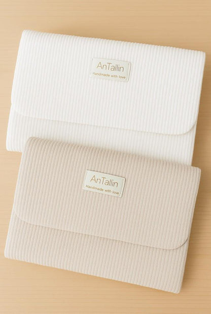 Wickelunterlage unterwegs-faltbar, mit Innentasche & extra weich Cord