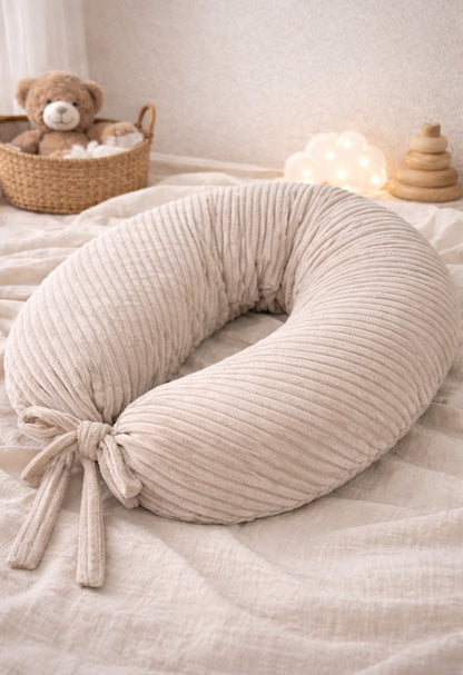 Stillkissen, Seitenschläferkissen, Breitcord