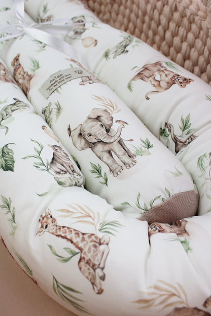 Wickeltischumrandung Dschungeltiere