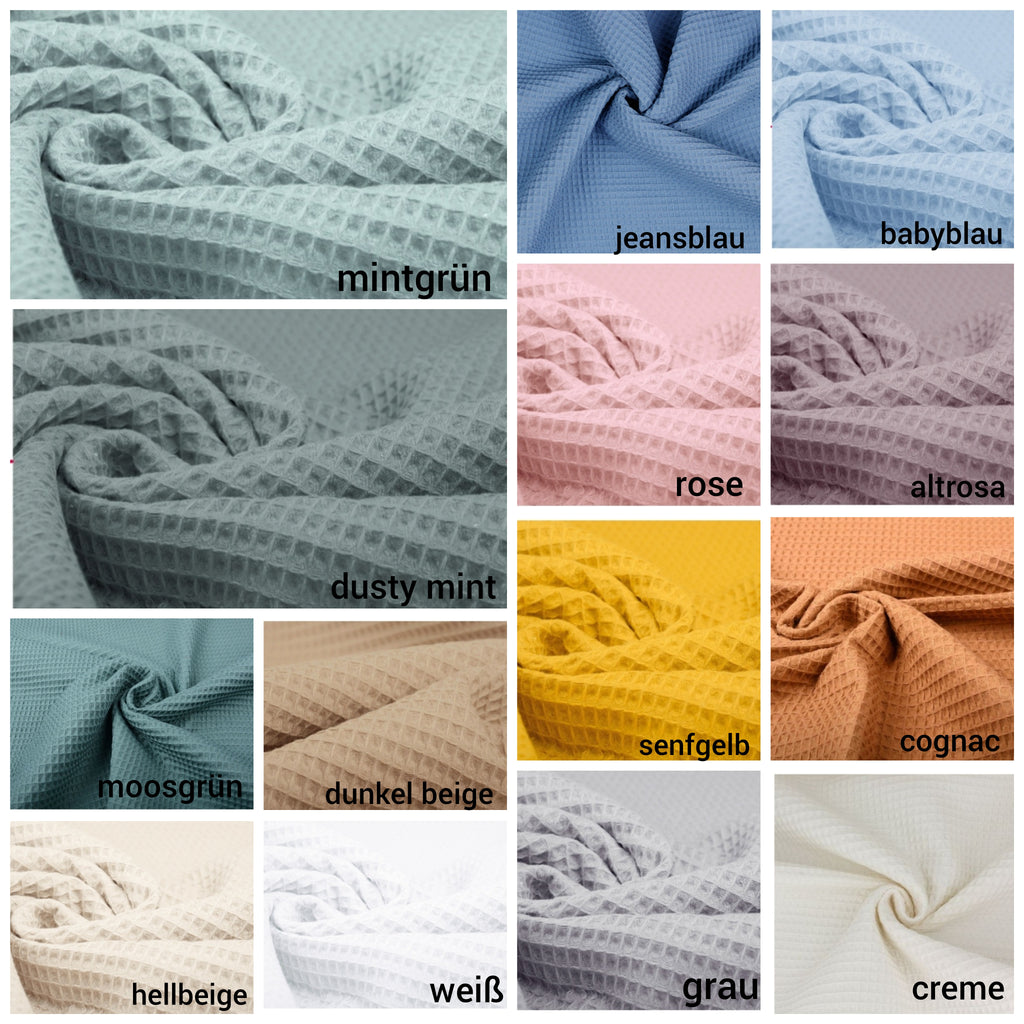 Wickeltischumrandung mit Waldtiere und Waffelmuster, AnTalin, aus weichem Stoff für Baby-Wickelplatz, farbenfrohes Design