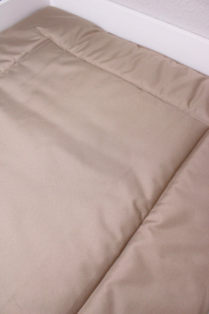 Wickelauflage wasserabweisend dunkel beige