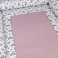 Wickelauflage Regenbogen altrosa pastel